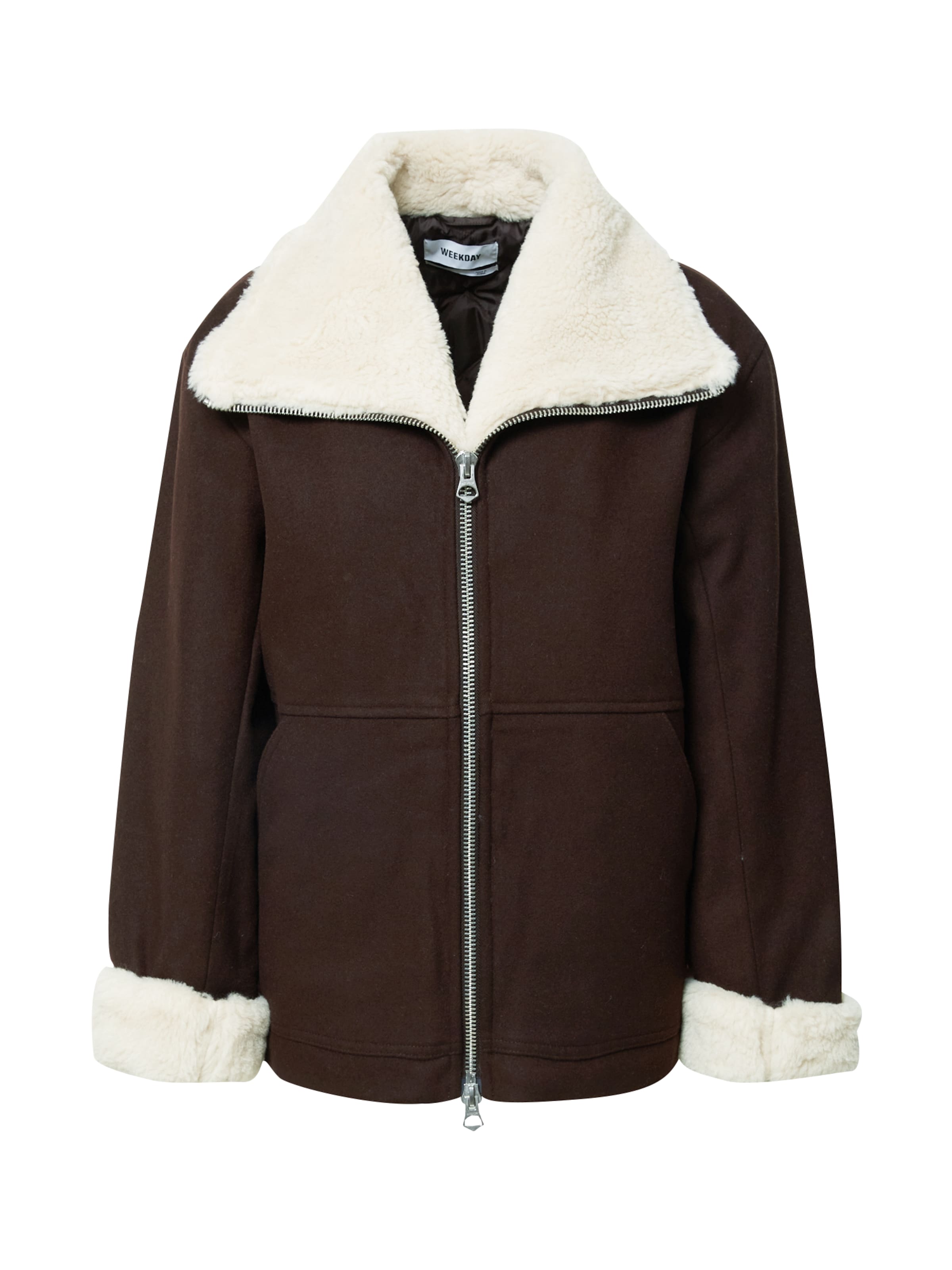 Giacca di mezza stagione di WEEKDAY in marrone: frontale