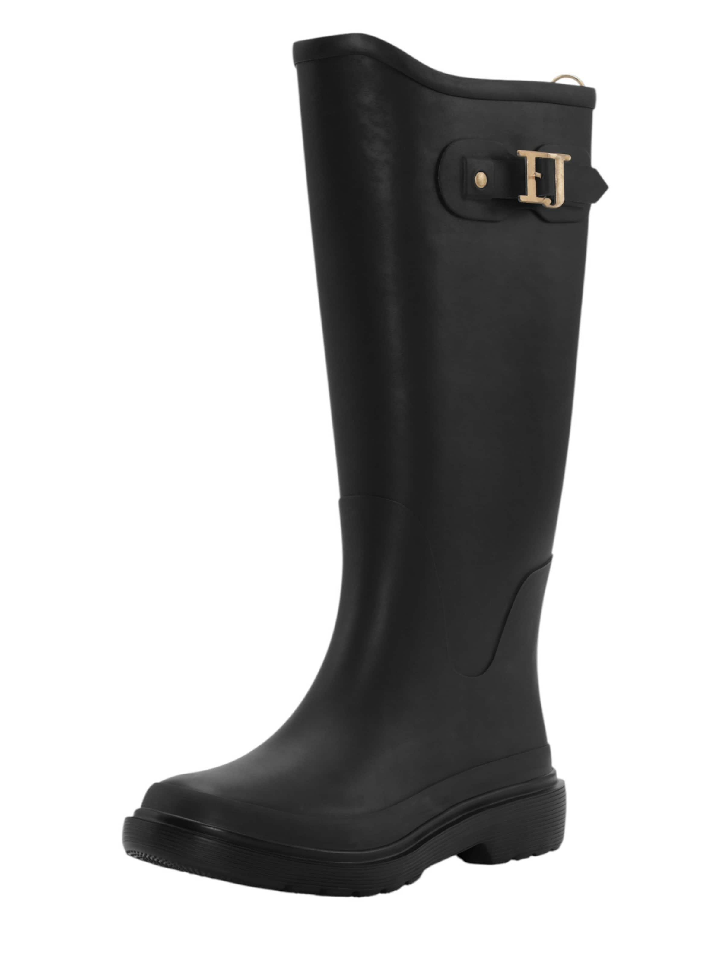 ILSE JACOBSEN Regenlaarzen 'RUBAIR13' in Zwart: voorkant