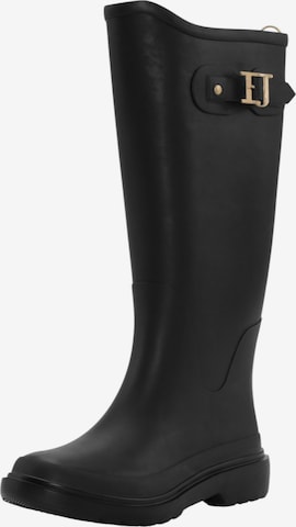 Bottes en caoutchouc 'RUBAIR13' ILSE JACOBSEN en noir : devant