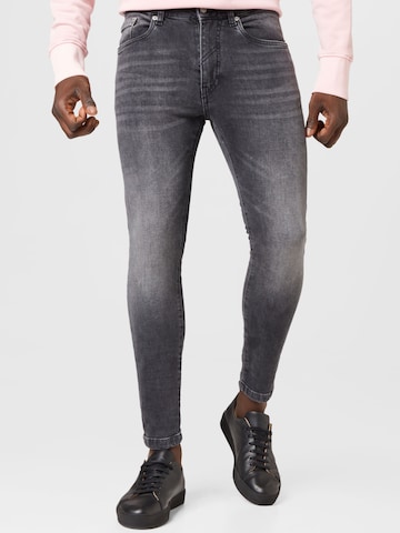 DRYKORN Skinny Jeans 'WEST' in Grijs: voorkant