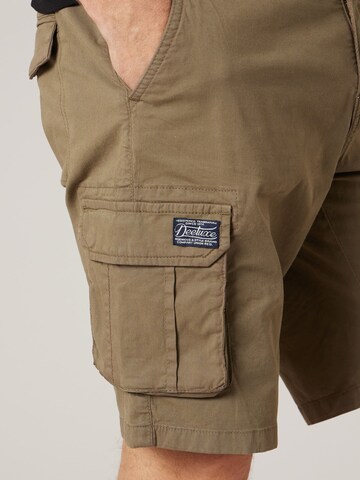 Loosefit Pantalon cargo 'Slog' Deeluxe en vert