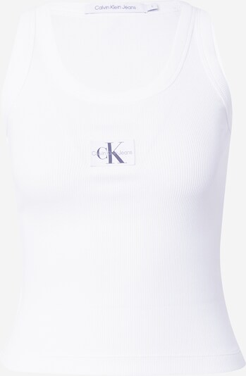 Calvin Klein Jeans Топ в черно / бяло, Преглед на продукта