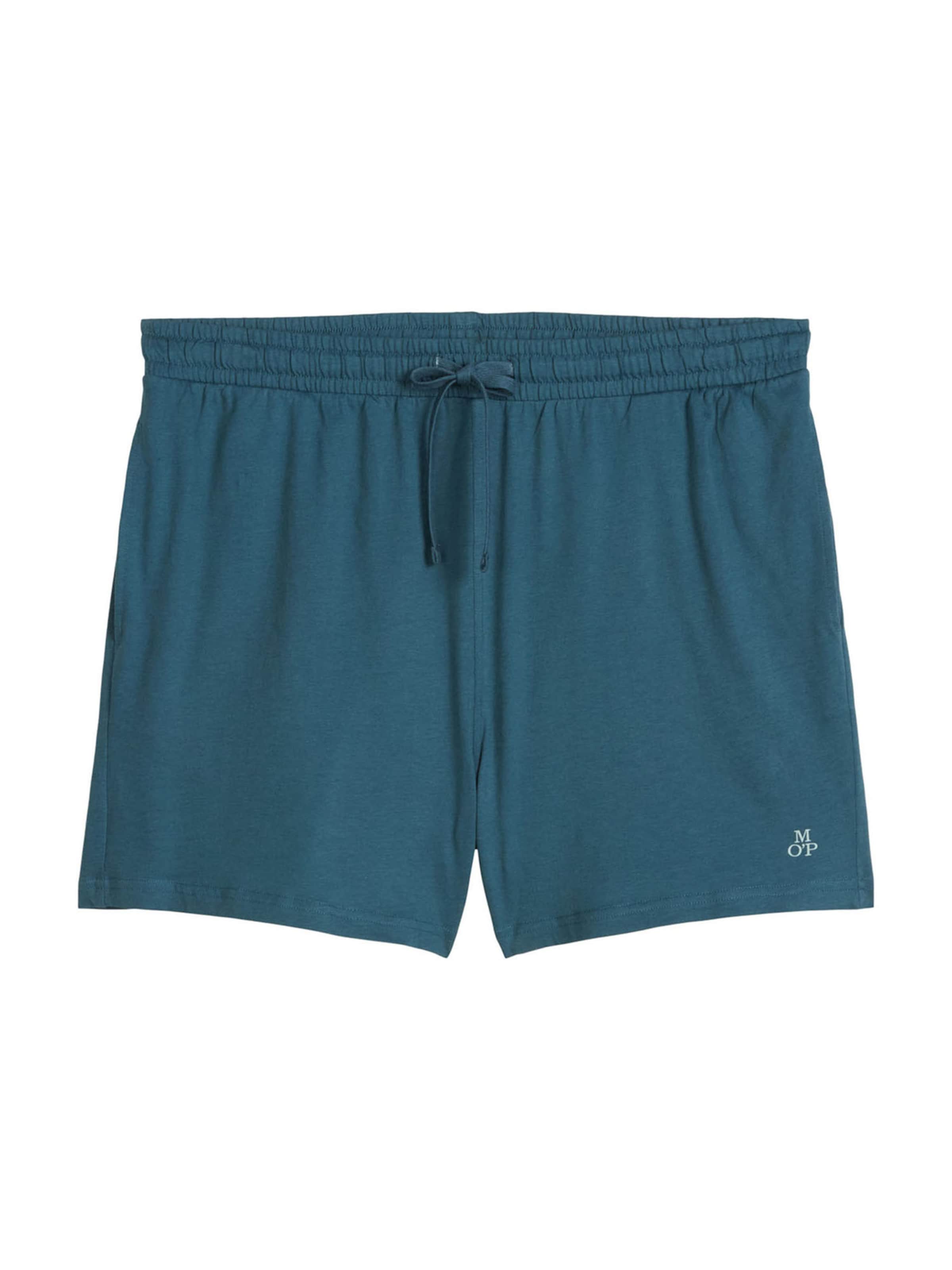 Marc O'Polo Pantalon de pyjama ' Mix N Match ' en bleu foncé / pétrole, Vue avec produit