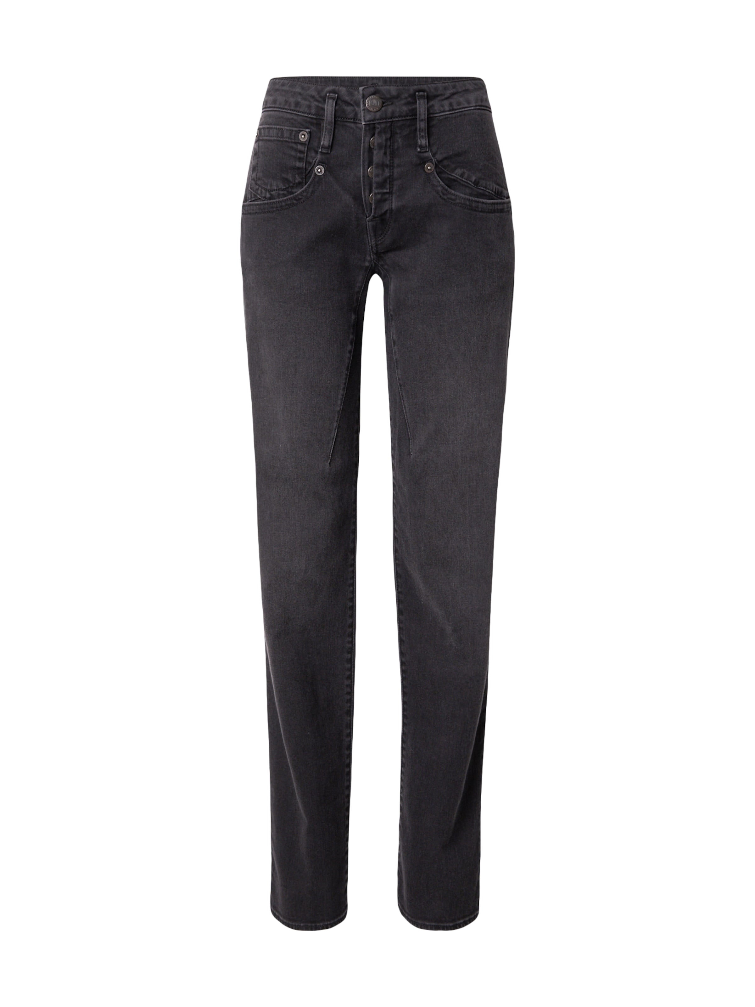 Herrlicher Regular Farkut 'Shyra' värissä musta: etupuoli