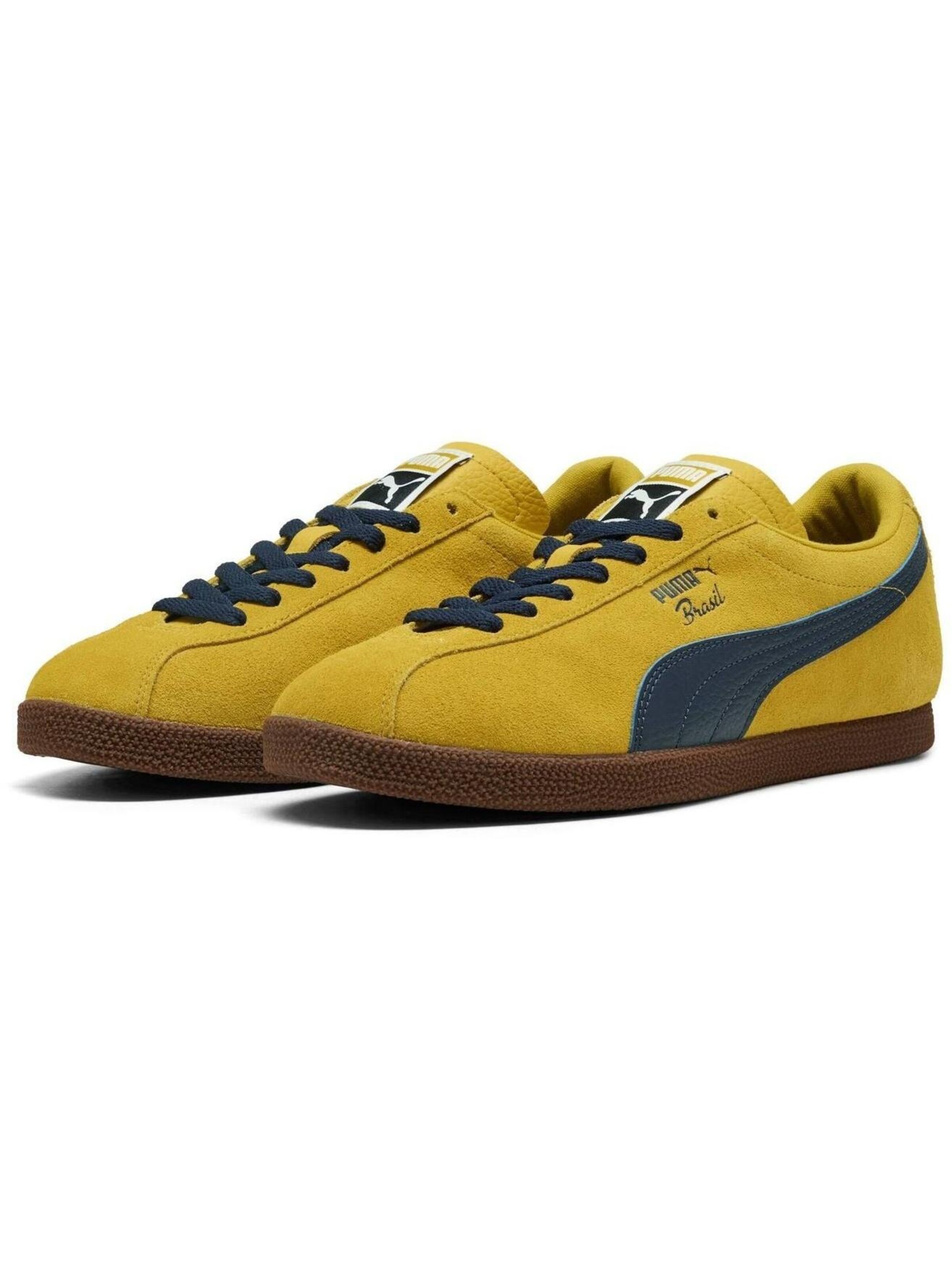 Scarpa sportiva 'Brasil Lth' di PUMA in giallo