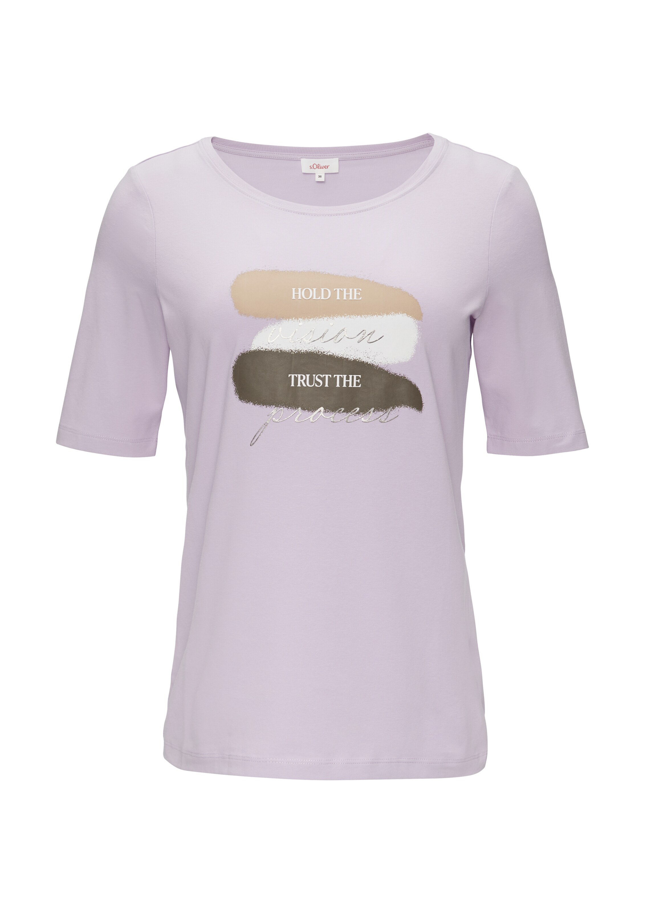 s.Oliver Shirt in Lila: Vorderseite