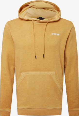 Sweat de sport OAKLEY en jaune : devant