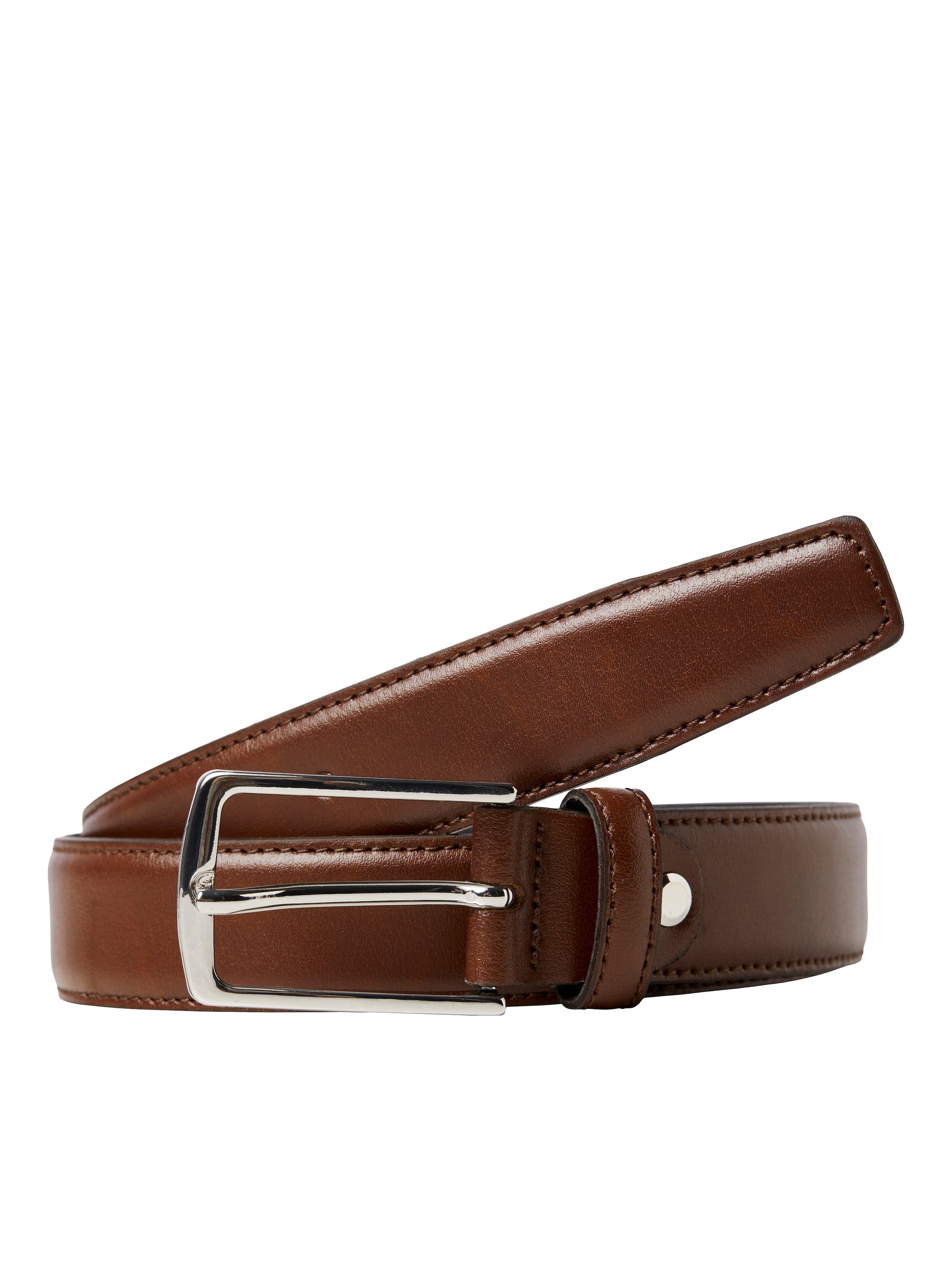 JACK & JONES Belt 'Christopher' in Brown: front