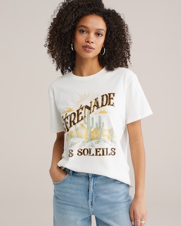 WE Fashion Tričko - Biela: predná strana