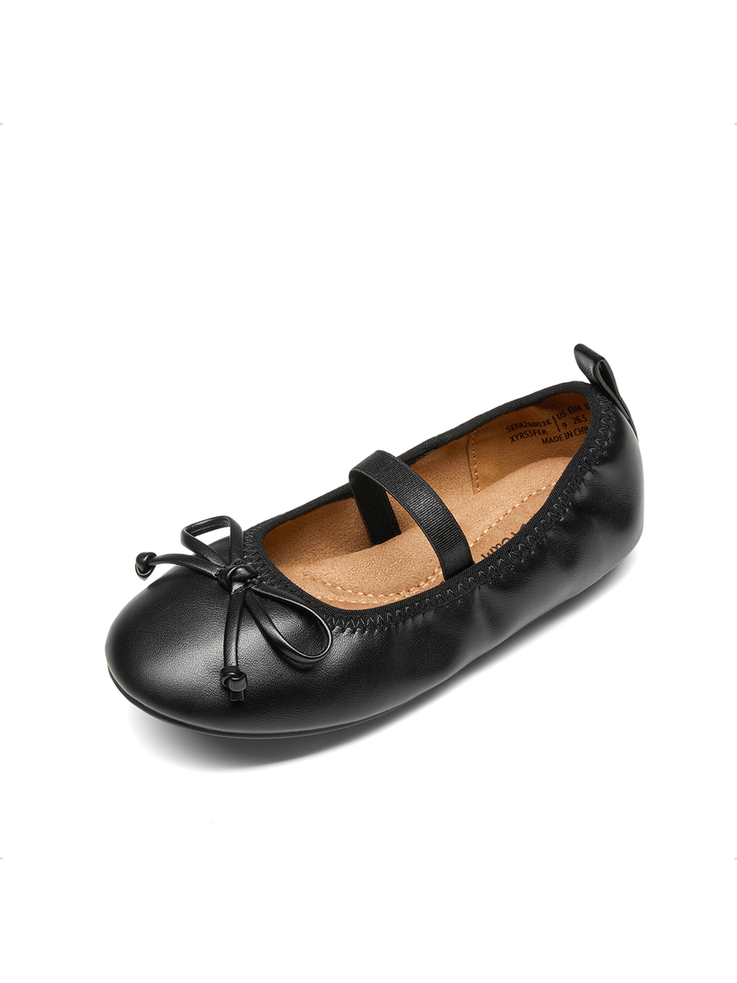 Ballerines Dream Pairs en noir : devant