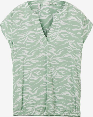 TOM TAILOR Blouse in Groen: voorkant