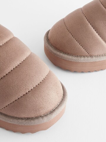 Pantoufle Next en marron