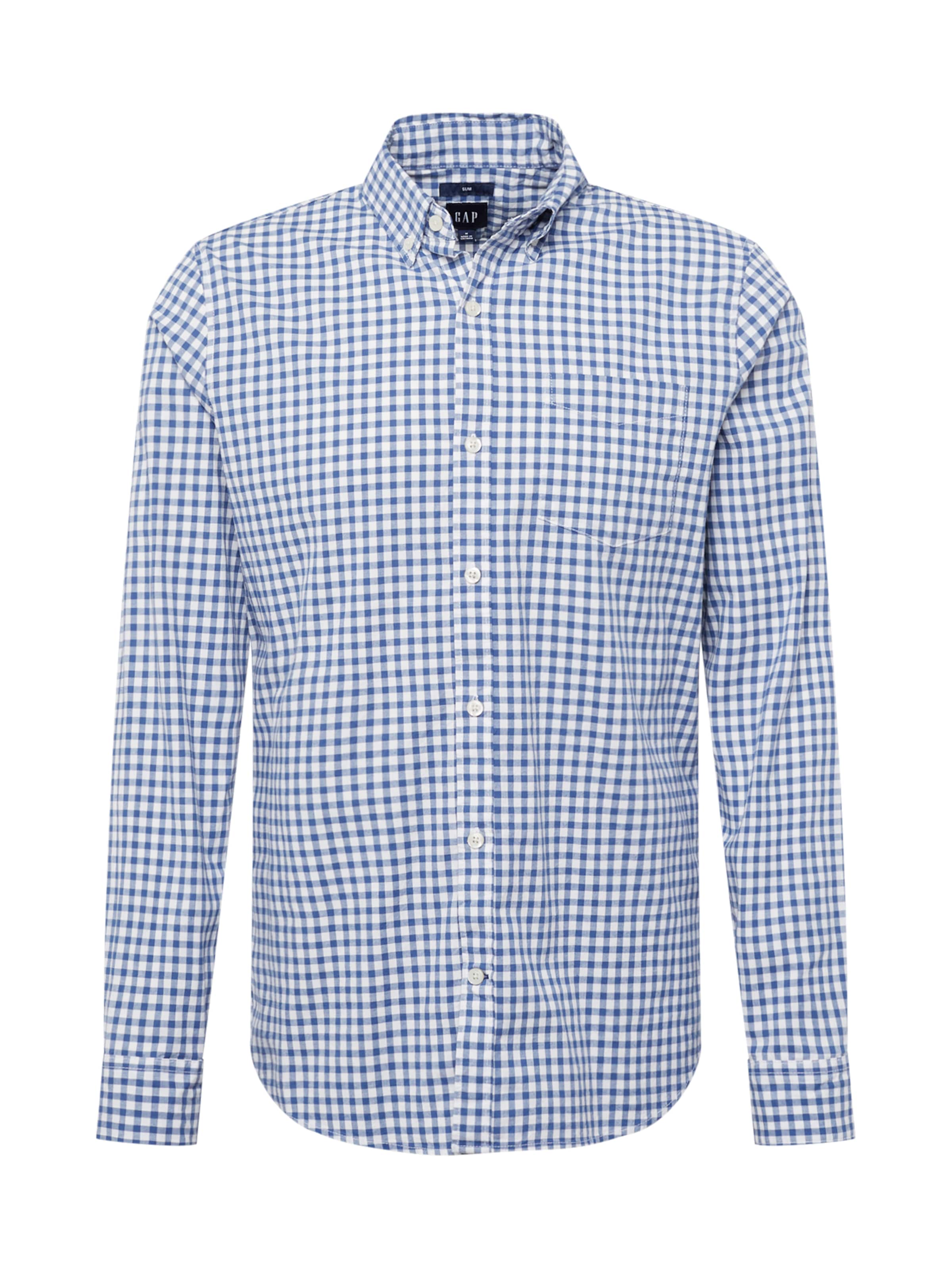 GAP Regular Fit Hemd in Blau: Vorderseite