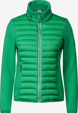 CECIL Between-Season Jacket 'Scuba' in Green: front