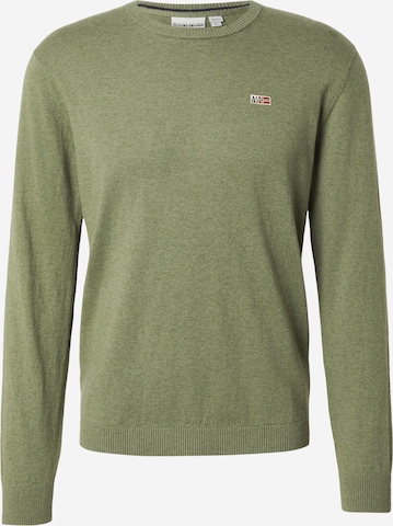 NAPAPIJRI Pulóver 'DARCA C 2' - zöld: elől