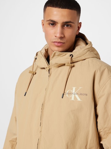 Calvin Klein Jeans Between-Season Jacket in Beige