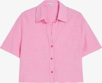 Bershka Blouse in Roze: voorkant