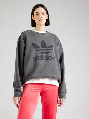 ADIDAS ORIGINALSSweater majica 'Trefoil' - siva boja: prednji dio