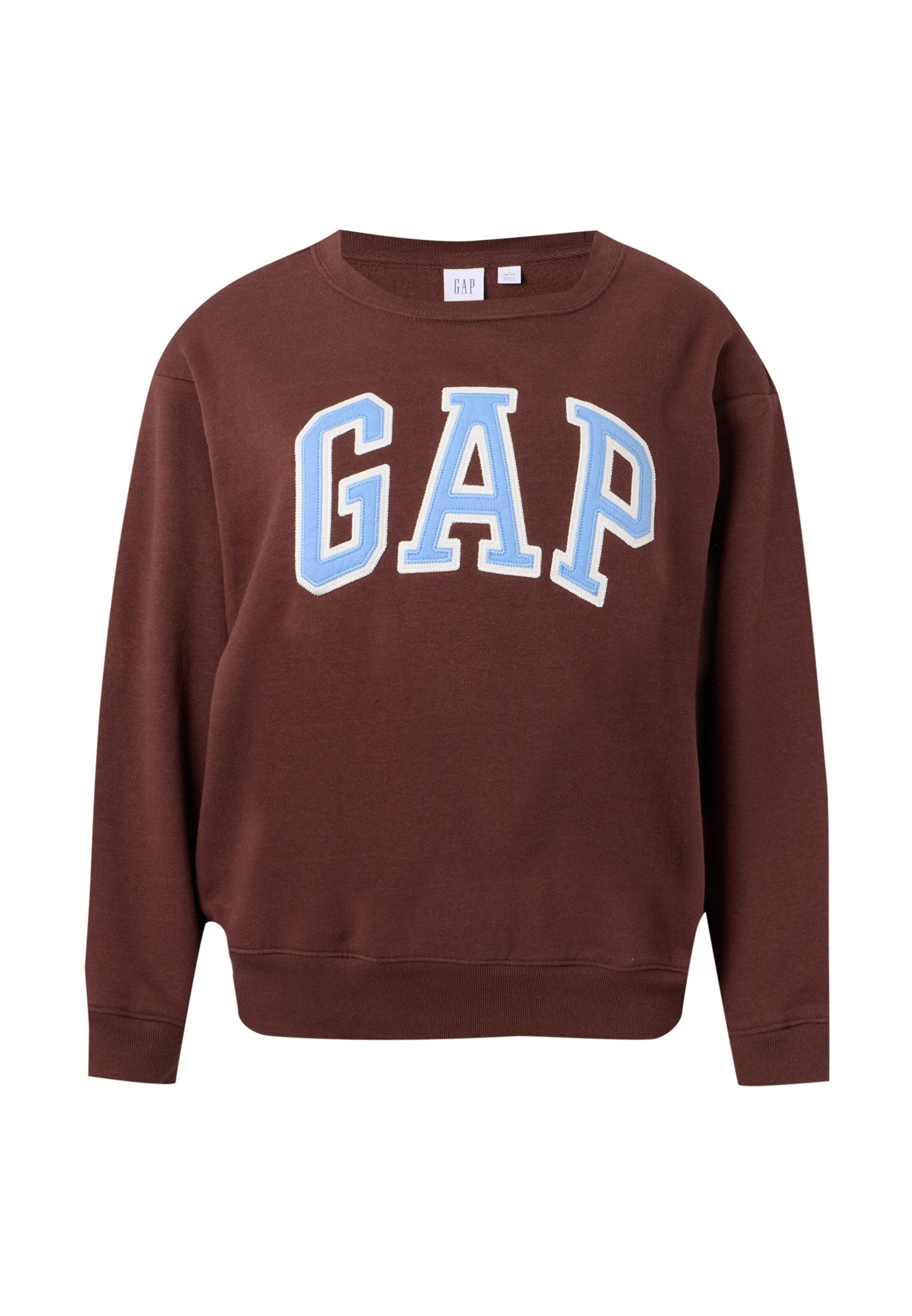 Felpa 'HERITAGE' di Gap Petite in marrone: frontale