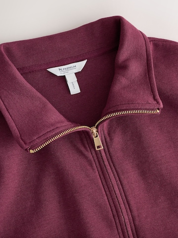 Giacca di felpa 'N.Premium' di Next in rosso