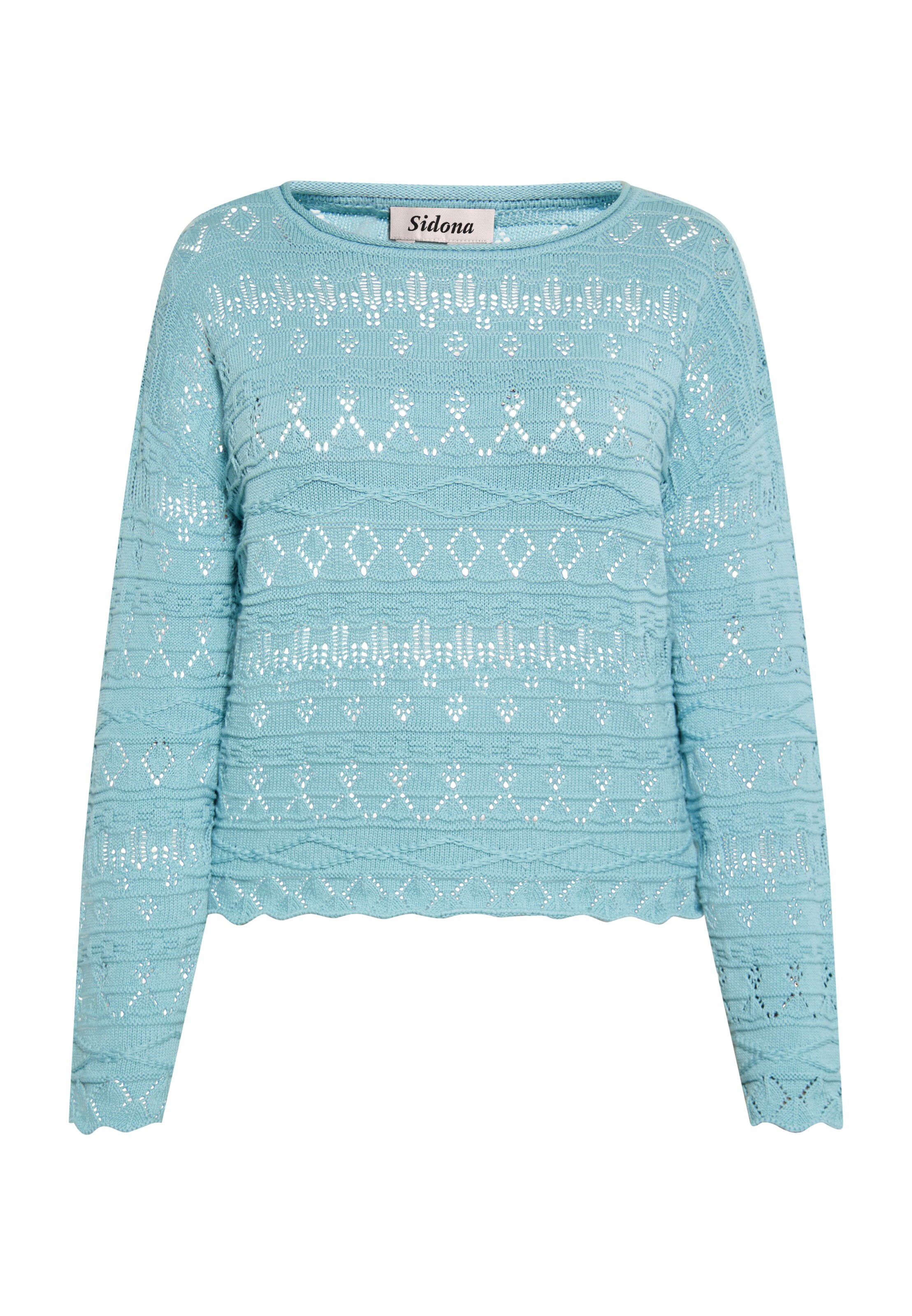 Sidona Pullover in Blau: Vorderseite