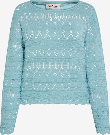 Sidona Пуловер в синьо: отпред