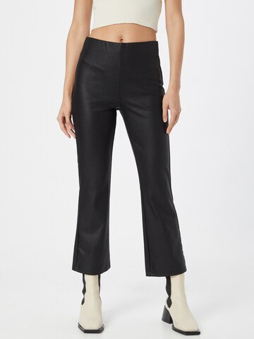 Lindex Flared Pants 'Linnea' in Black: front