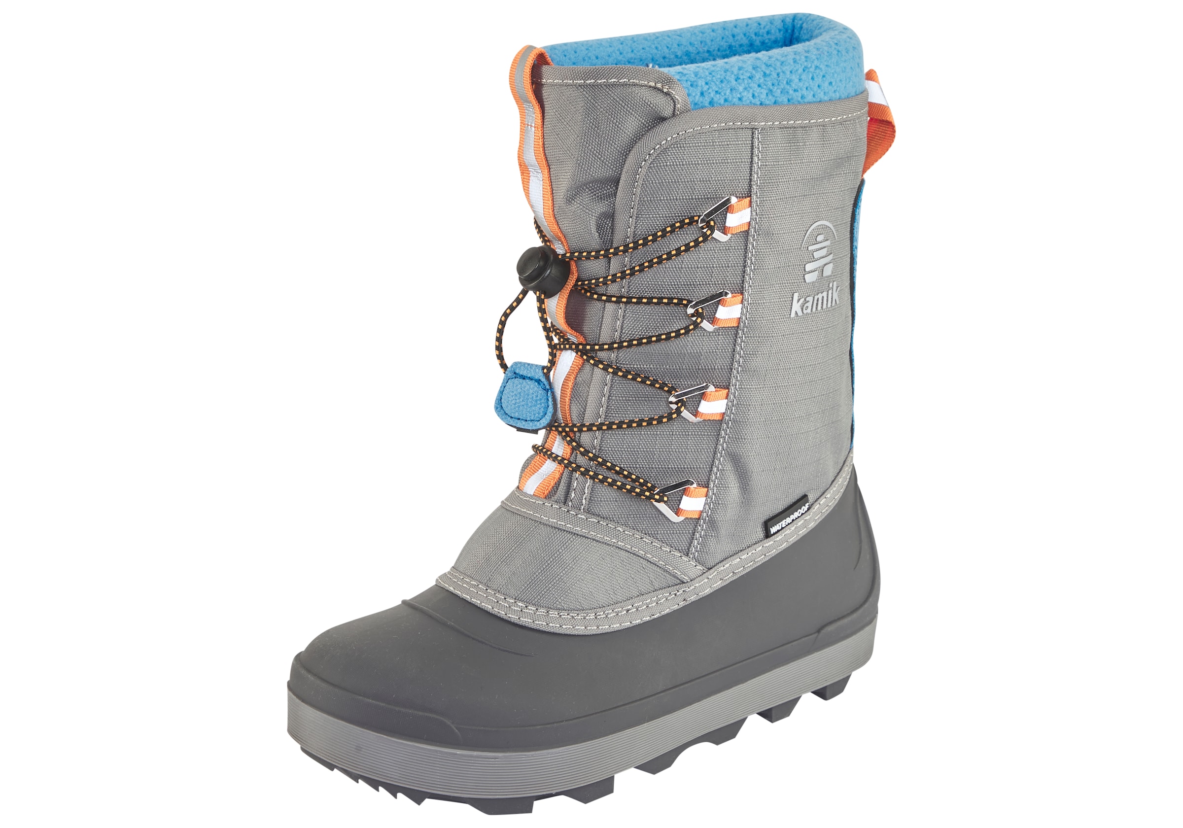 Kamik Snow Boots in Grey: front