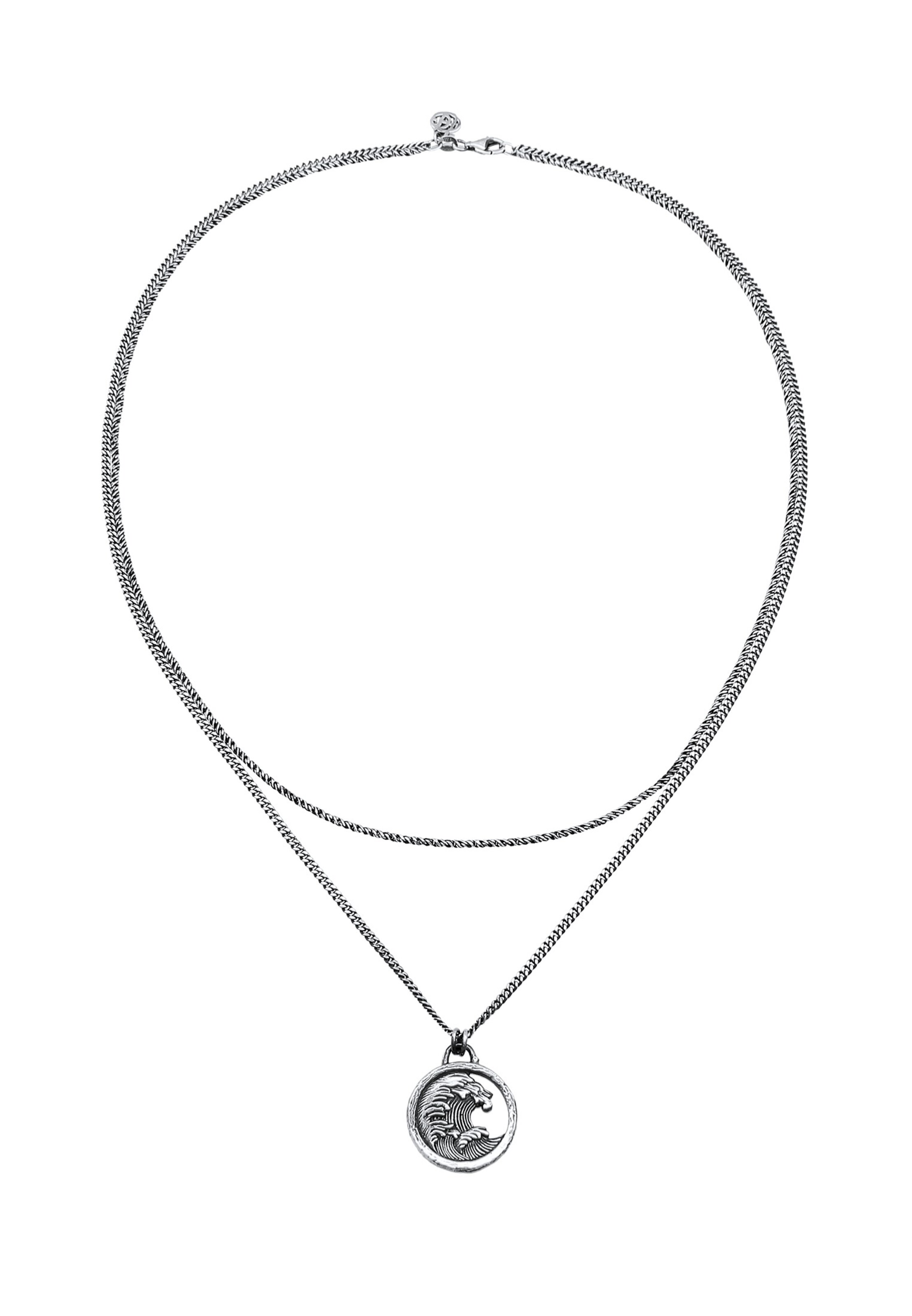 Haze&Glory Necklace in Silver: front