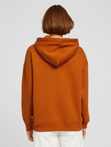 TOM TAILOR DENIM Sweatshirt in Orange