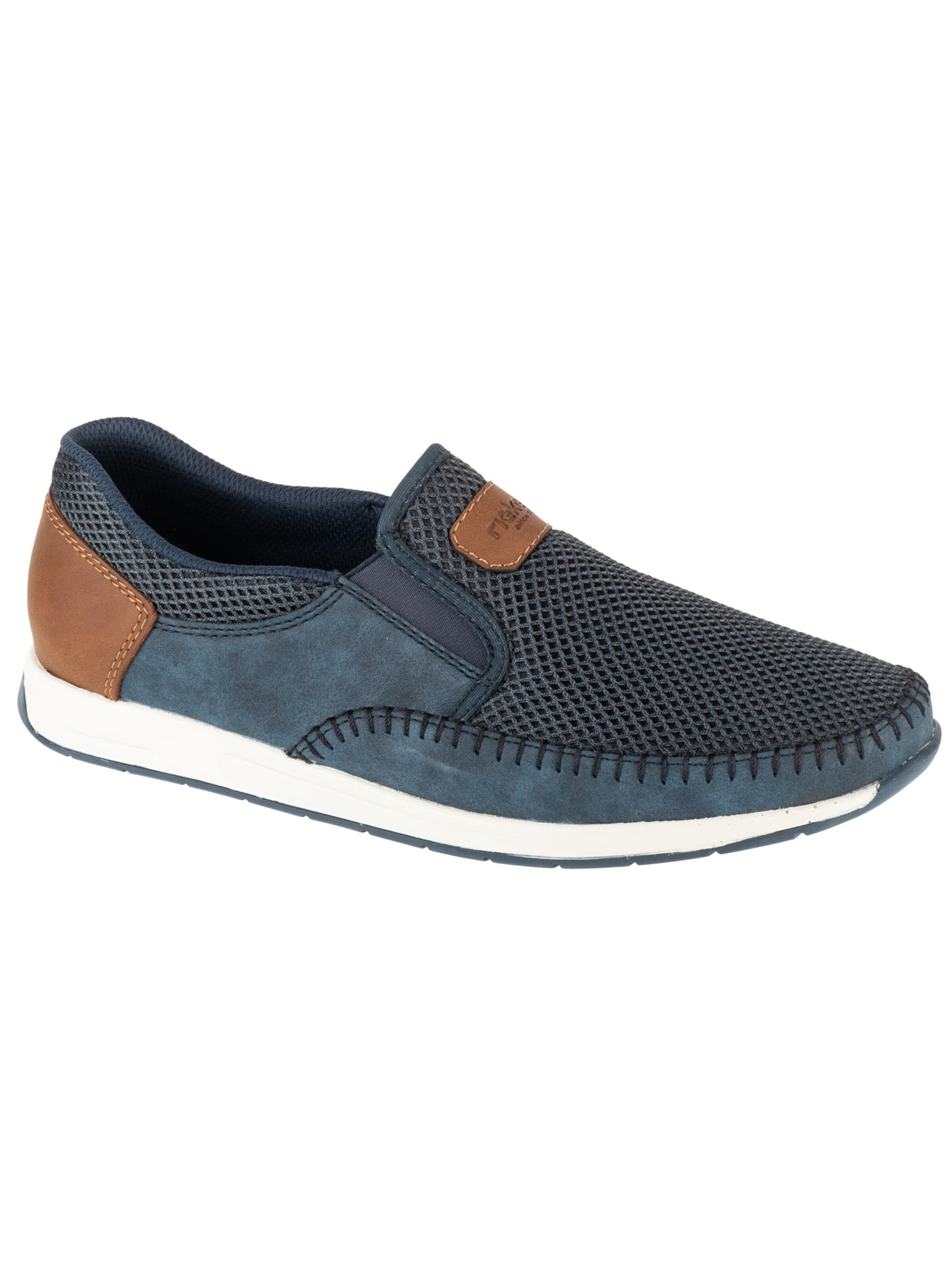 Rieker Slip-ons '11954' in Blue: front