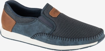 Chaussure basse '11954' Rieker en bleu : devant