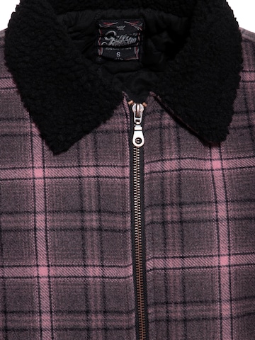 Queen Kerosin Winter Jacket in Pink