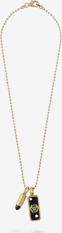 Philipp Plein Jewellery Kette 'Plein Bullet' in Gold: Vorderseite