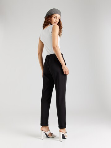 MAC Regular Pleat-front trousers 'EASY CHIC' in Black