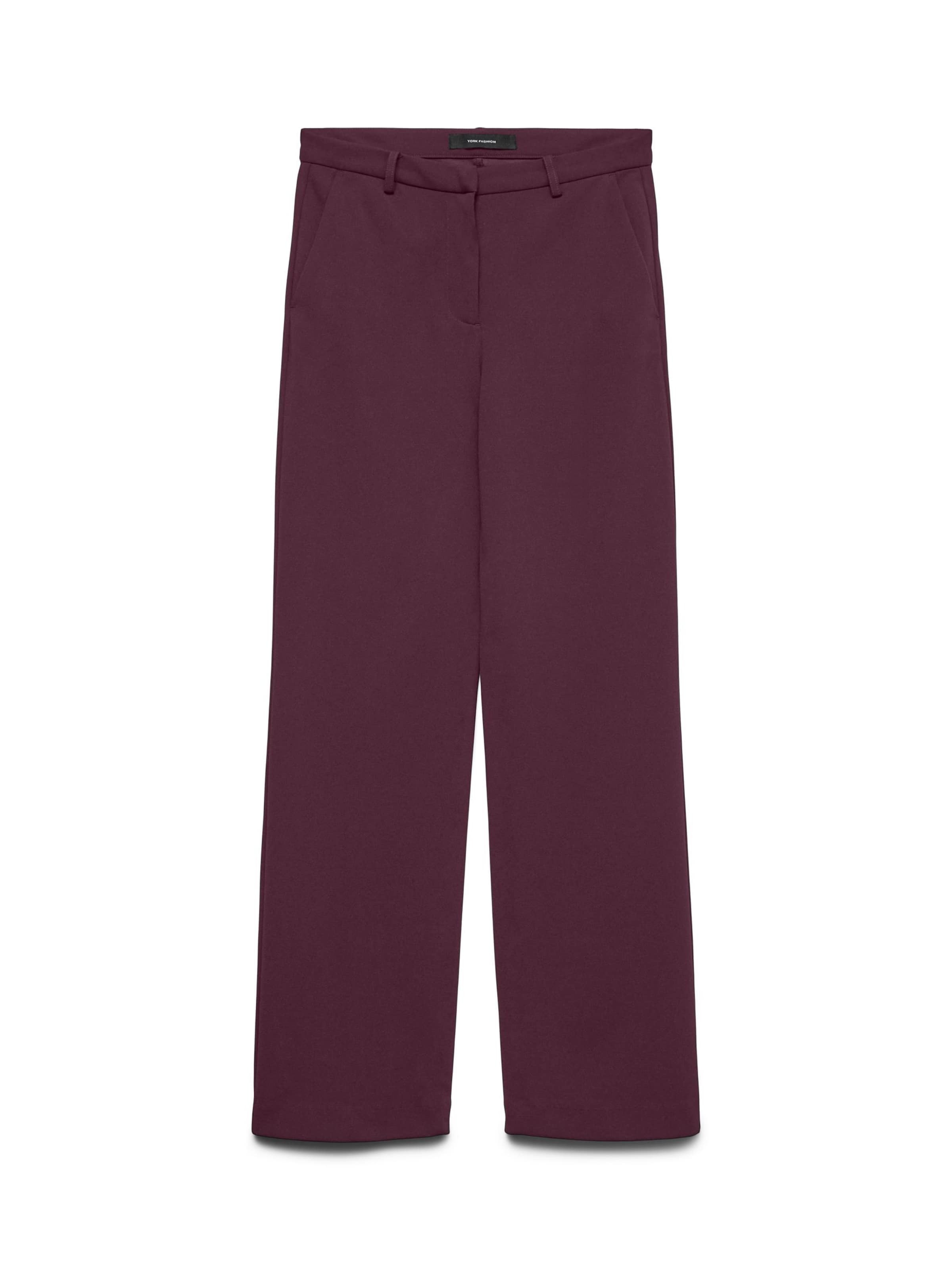 VERO MODA Bootcut Broek 'VMZamira' in Rood: voorkant