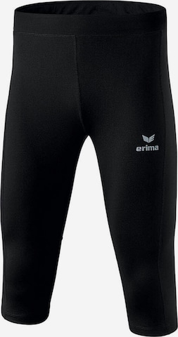 ERIMA Regular Workout Pants in Black: front