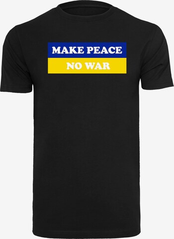 Merchcode T-Shirt 'Peace' in Schwarz: predná strana