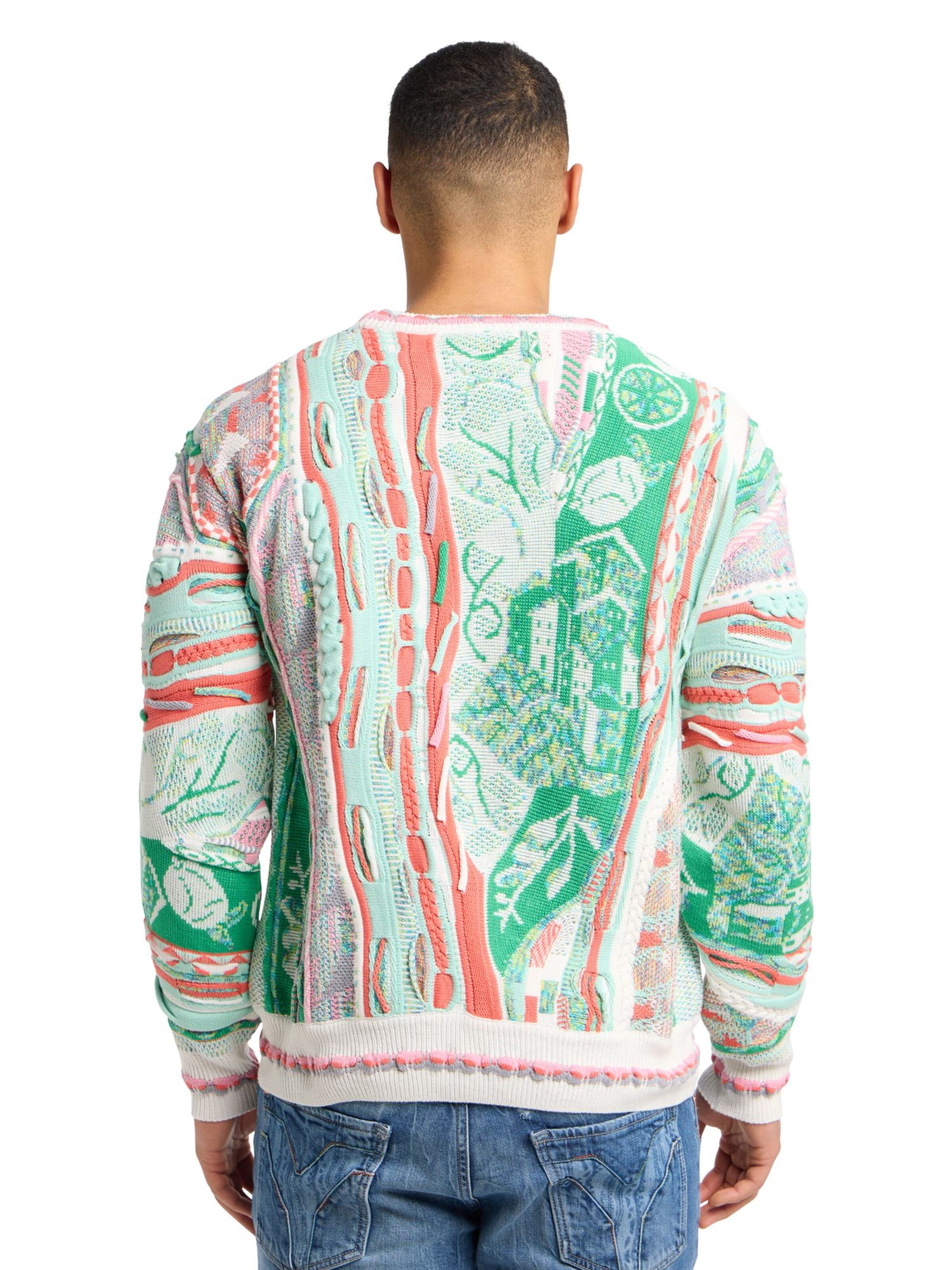 Carlo Colucci Pullover 'Eberhoefer' in Grün