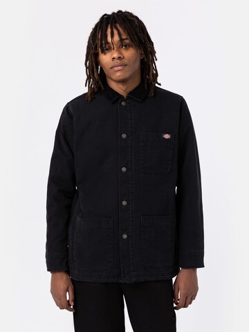 DICKIES Between-Season Jacket 'DICKIES DUCK' in Black: front