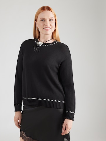 Persona by Marina Rinaldi Pullover 'PULVINO' in Schwarz: Vorderseite
