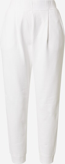 fehér Max Mara Leisure Élére vasalt nadrágok 'BRIC', Termék nézet
