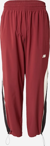new balance Normalny krój Spodnie w kolorze czerwony: przód