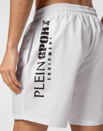 Plein Sport Swimming shorts in White