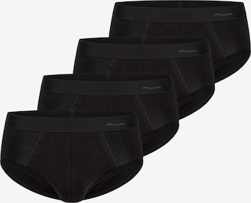 Mey Slip 'Casual Cotton' in Schwarz: Vorderseite