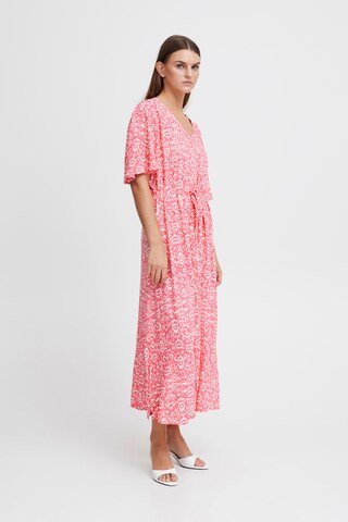 ICHI Shirt Dress 'VERA' in Pink