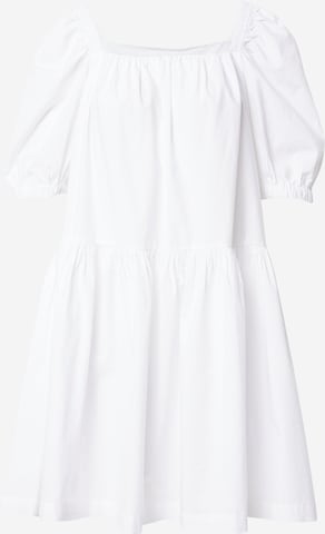 Robe 'Ronja' Gina Tricot en blanc : devant