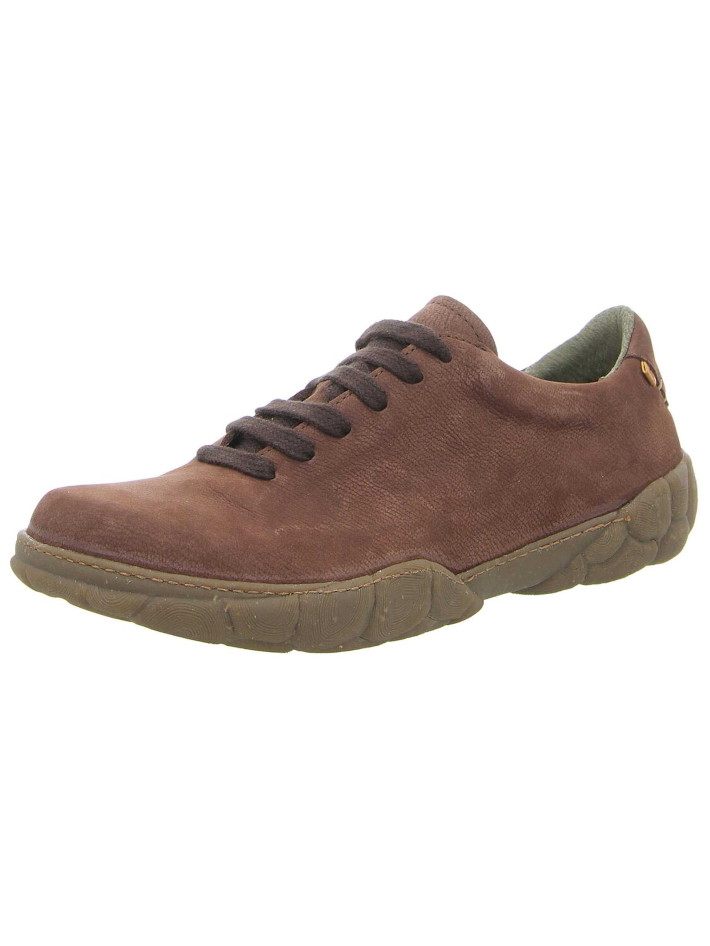 EL NATURALISTA Sportlicher Schnürschuh 'Herren Schnürschuh N5616 BROWN/TURTLE Echt Leder in braun' in Braun: Vorderseite