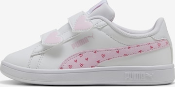 PUMA Trainers 'Smash 3.0 Hearty' in White: front