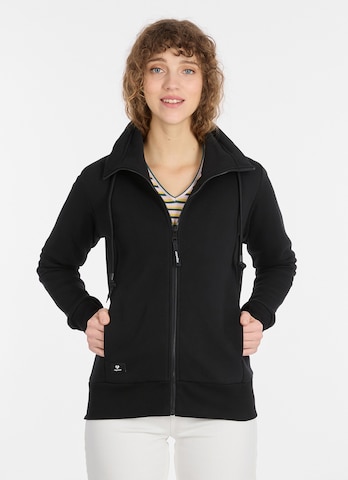 Ragwear Sweatjacke in Schwarz: Vorderseite
